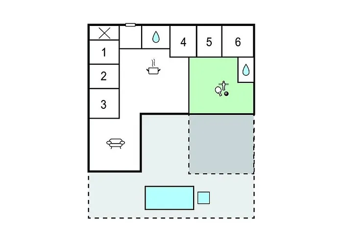 Сasa de vacaciones Amazing In With Sauna Ebeltoft